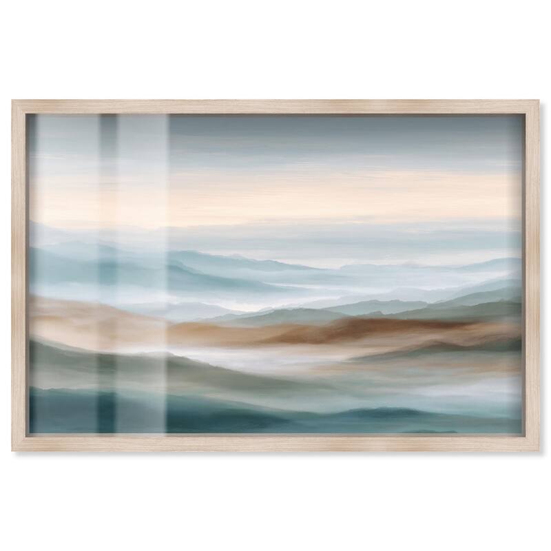 Nuance of the Range III Shadowbox by Art Remedy - Natural - 54" x 36"