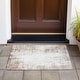 preview thumbnail 69 of 84, Machine Washable Indoor/Outdoor Abstract Solid Chantille Rug Beige - 1'8" x 2'6"