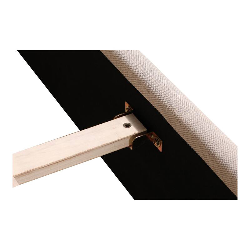 King Bed Modern Design Solid Wood Haven Light Grey Bedroom Furniture