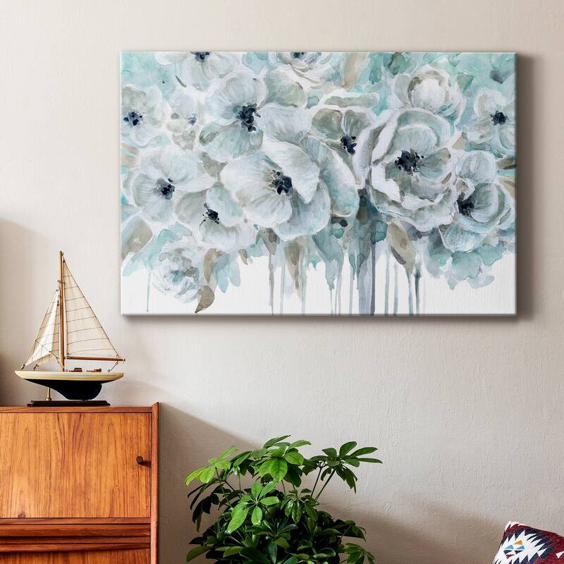 Teal Harmony II Premium Gallery Wrapped Canvas - Ready to Hang
