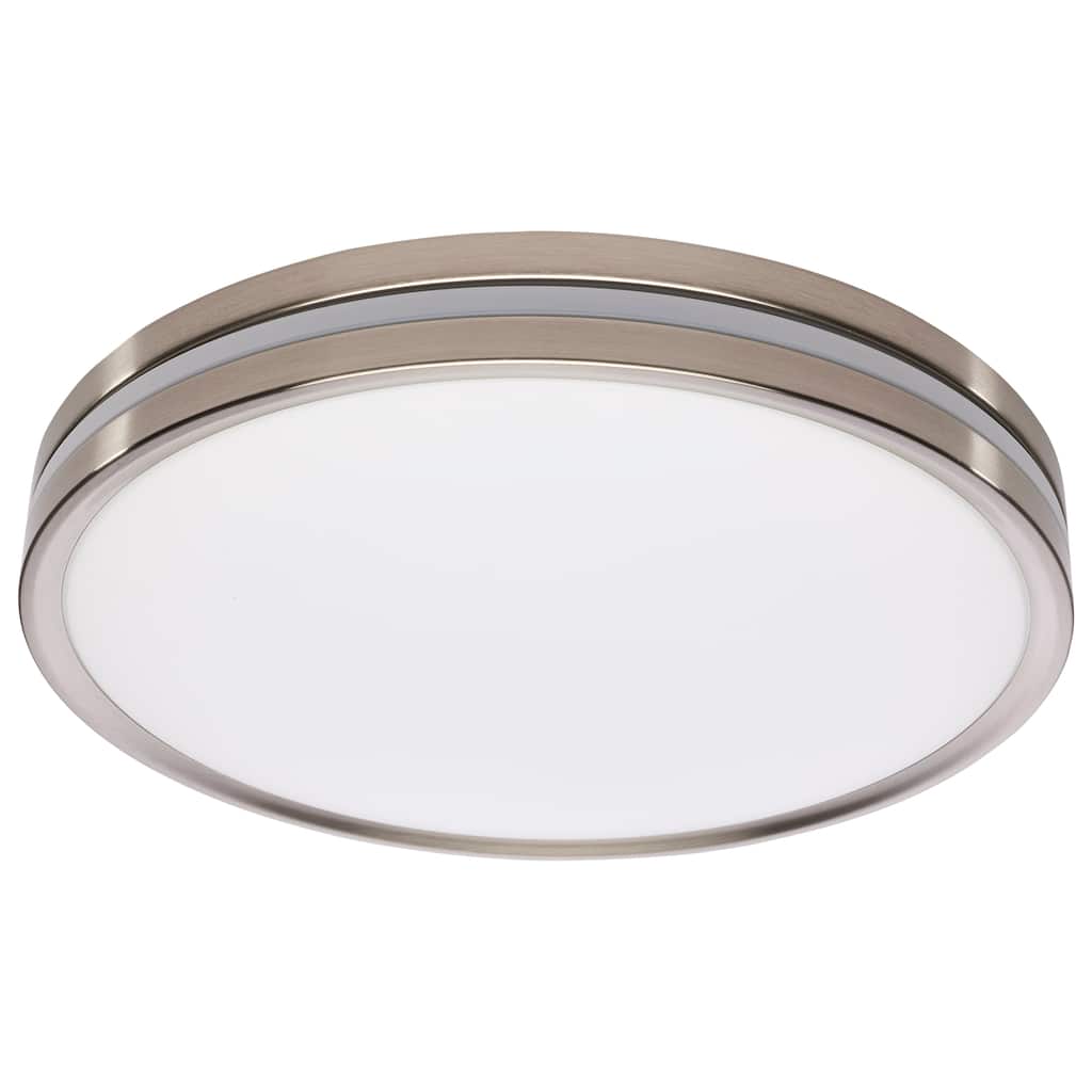 15 Inch Surface Mount with Night Light 5 CCT Selectable Brushed Nickel Finish - Brushed Nickel