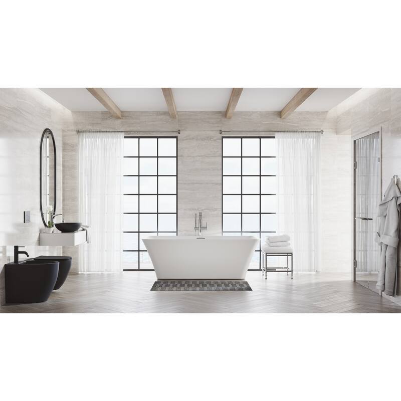 Swiss Madison St. Tropez 0.8 / 1.28 GPF Wall Mounted Elongated Dual