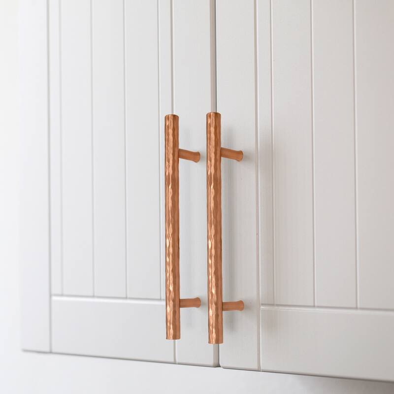 5 Inch Hole Center Copper Kitchen Handles 100 Solid Brass