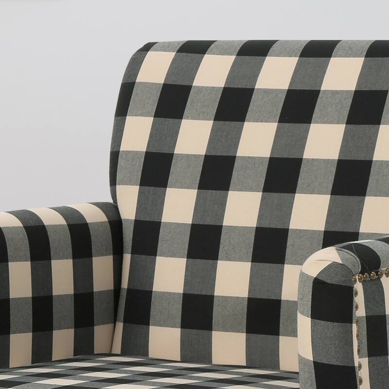 Harrison Tufted Fabric Club Chair by Christopher Knight Home