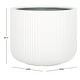 preview thumbnail 5 of 25, SAFAVIEH Outdoor Lucca Cement Ficonstone Planter Pot - 23"W x 23"D x 18"H White