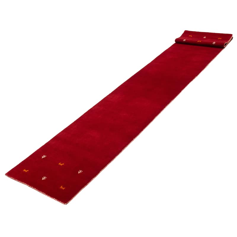 Kashkuli Gabbeh Red Rug 2'8" x 16'0" - 2'8 x 16'0