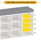 preview thumbnail 33 of 32, Shoe Storage Bench Cubby Organizer for Entryway