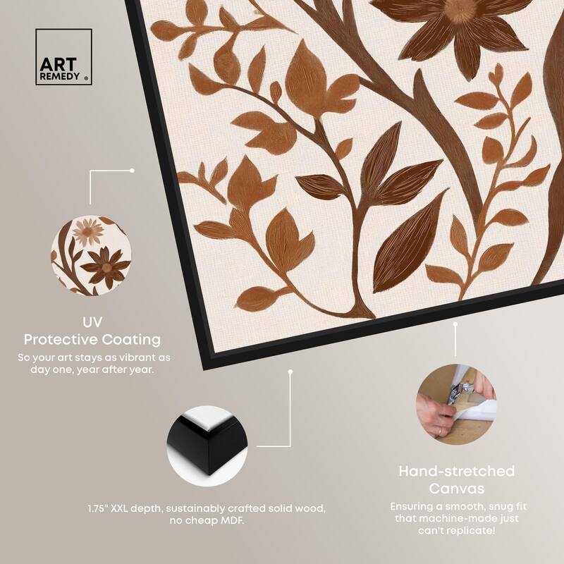 Sepia Sepal III Canvas by Art Remedy