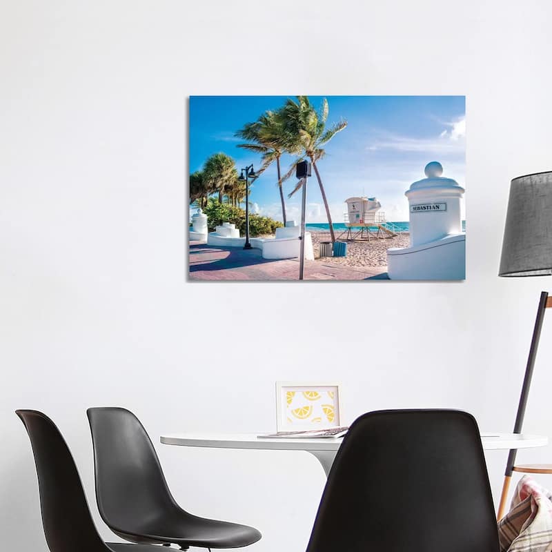 iCanvas "Fort Lauderdale Beach Morning" by Susanne Kremer Canvas Print - 26x40x1.5