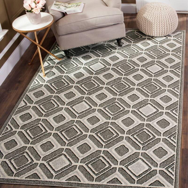 SAFAVIEH Amherst Seiran Modern Rug - 3' x 5' - Grey/Light Grey