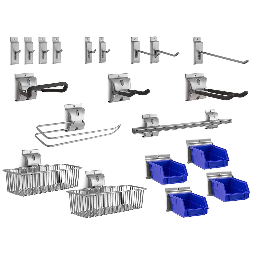 NewAge Products PVC SW Backsplash Hook Kit - Large (20 pc)