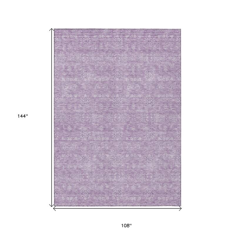 HomeRoots Floral Transitional Rectangle Outdoor Rug