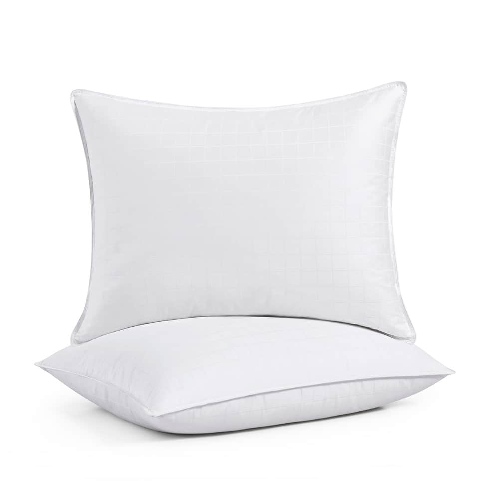 300 TC Cotton Down Around Pillows 2 Pack, Medium Support, Pillow-in-a-pillow Design