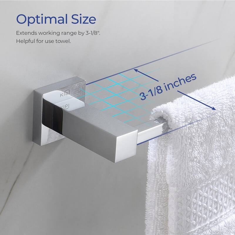 Cube 10 inch Bathroom Towel Bar