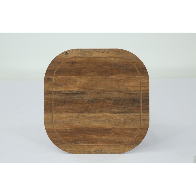 31.5" Square Dining Table for 2-4, Farmhouse Small Kitchen Table