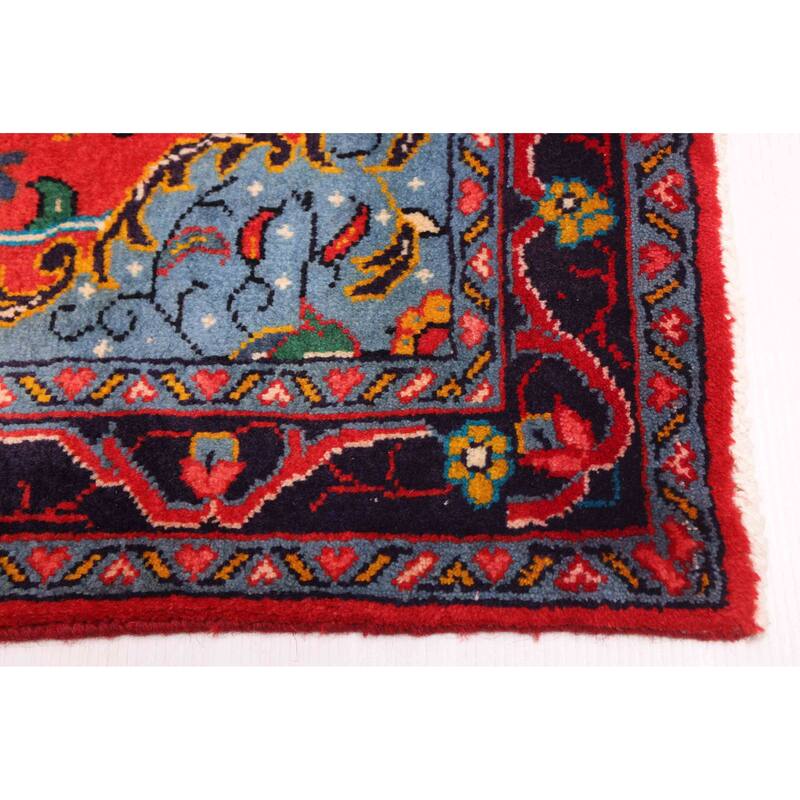 ECARPETGALLERY Hand-knotted Anadol Light Red Wool Rug - 3'1 x 9'1