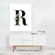R Floral Letter Initial Typography Children s Art Art Print/Poster ...