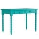 preview thumbnail 21 of 31, Lyndale 2-Drawer Helix Legs Office Desk by iNSPIRE Q Bold Marine Green