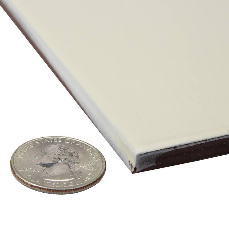 Merola Tile Monocolor Nacar 7-7/8" x 7-7/8" Ceramic Floor and Wall Tile