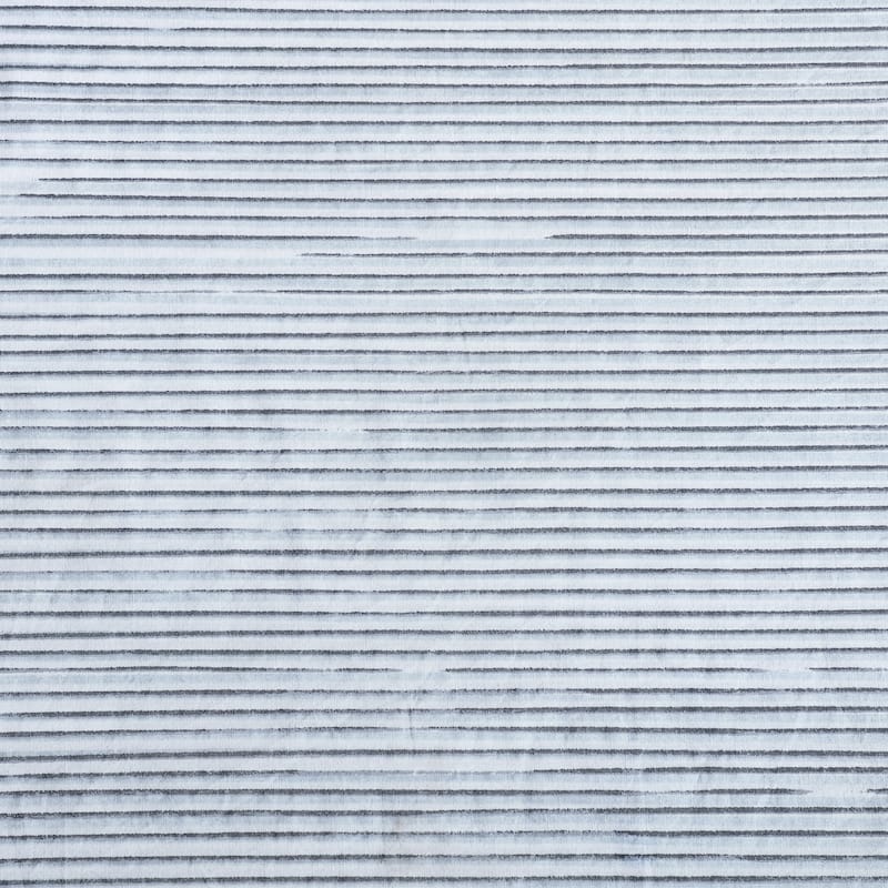 Calvin Klein Wavy Stripe Cotton Blue Reversible Comforter Set