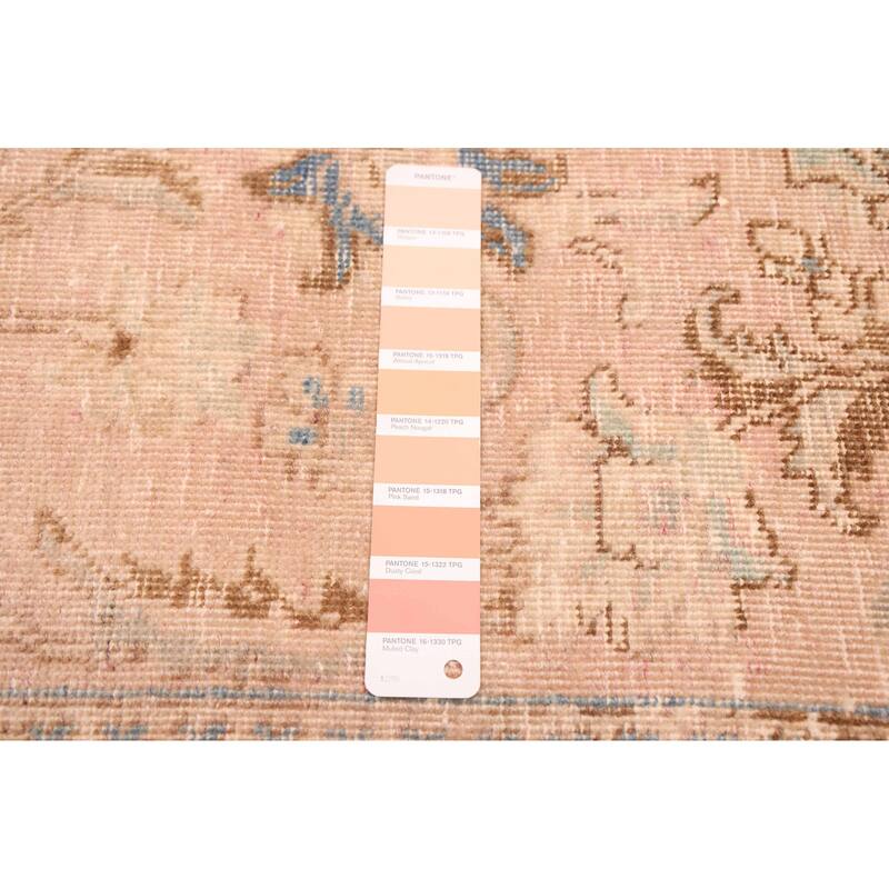 ECARPETGALLERY Hand-knotted Antalya Vintage Blush Wool Rug - 8'6 x 10'10