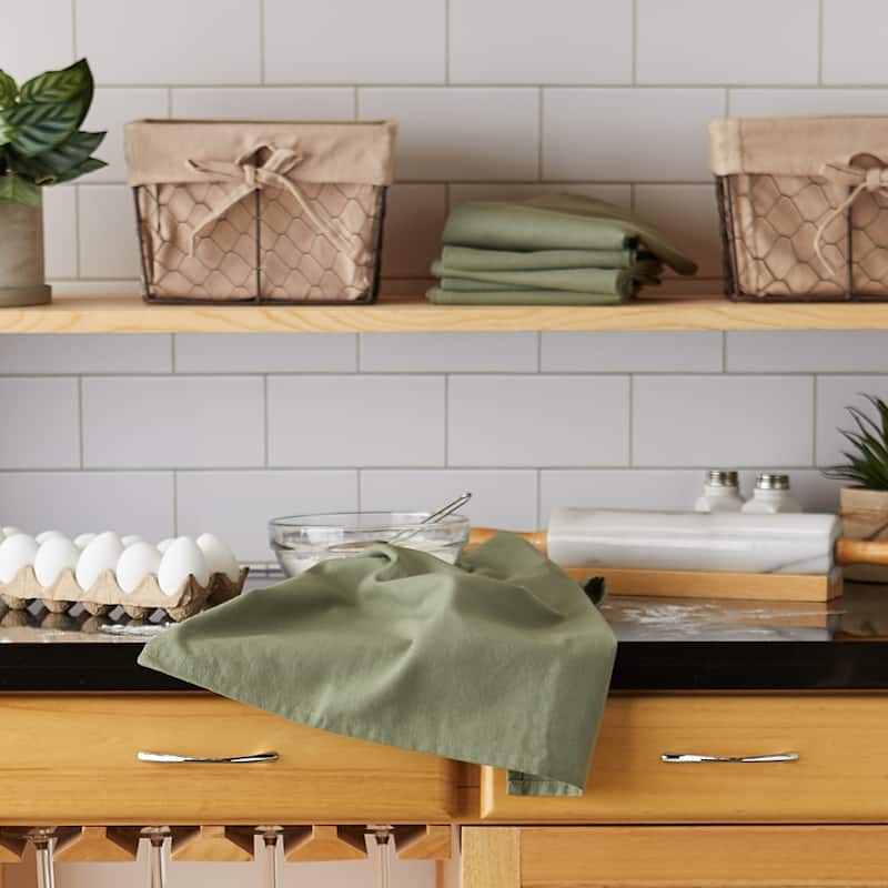DII Flat Woven Dishtowels