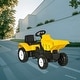 preview thumbnail 1 of 10, Kids Ride-On Excavator Tractor Car with Pedal Operation and Front Bucket for Sand Play, for Children 3-6 Years Old Yellow