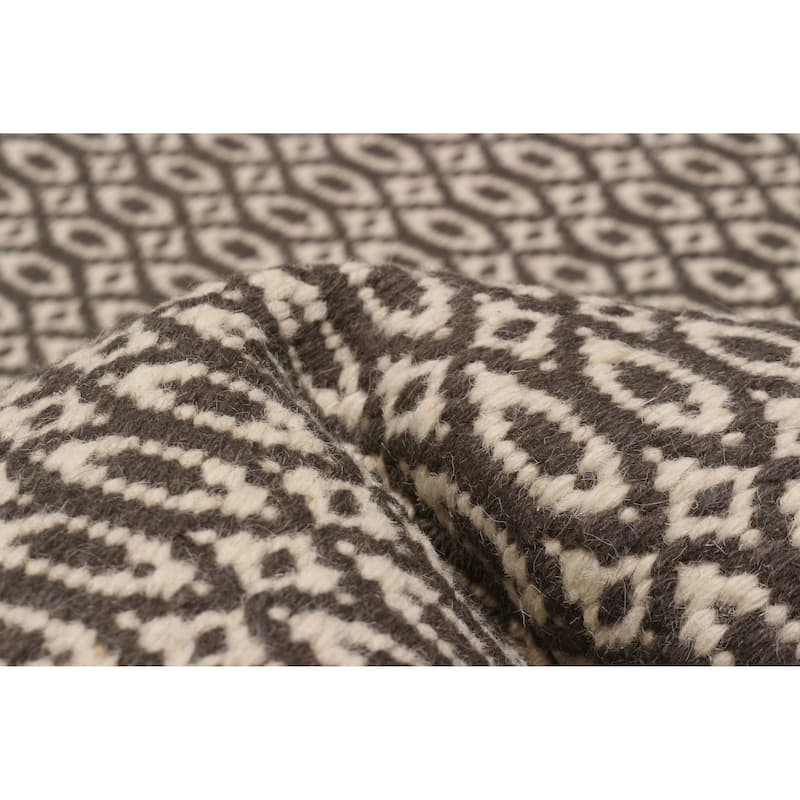 Nevada Grey Kilim 5'2" x 7'6" - 5'2 x 7'6