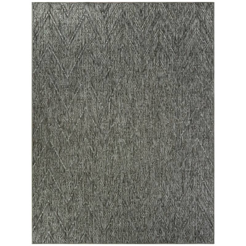 Kava Chevron Flatweave Indoor/Outdoor Area Rug