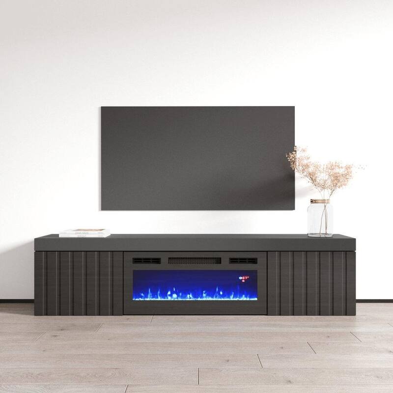 Knoxville BL-EF Electric Fireplace 71" TV Stand