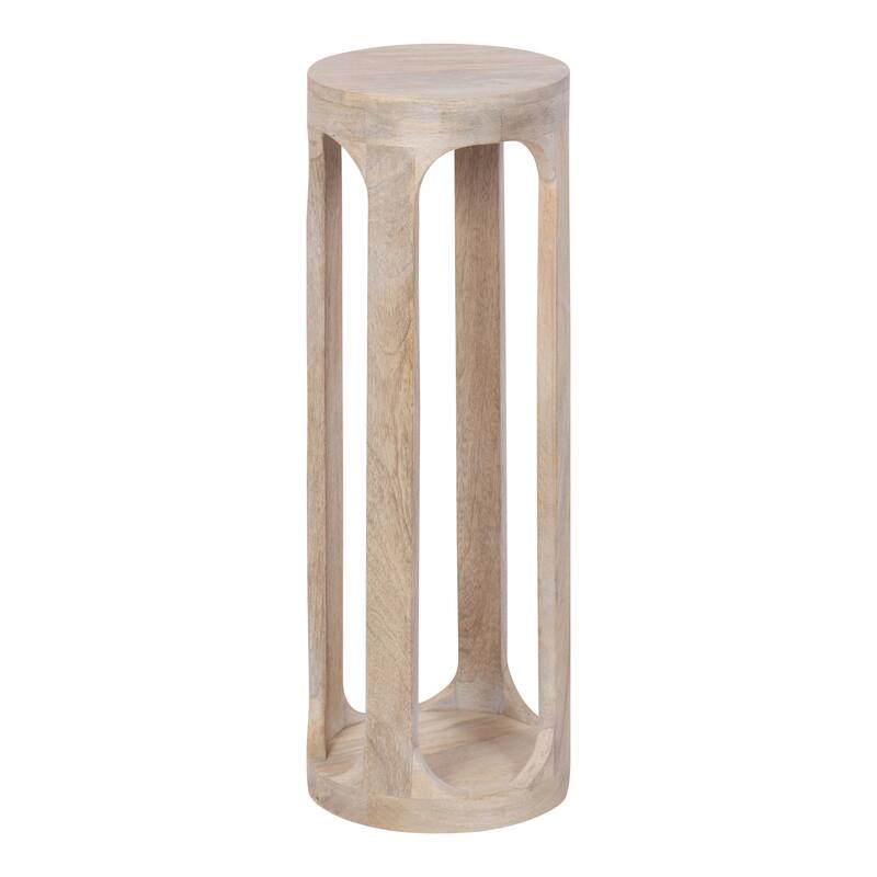 Kate and Laurel Dahl Wood Drink Table - 8x8x23 - White