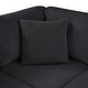 preview thumbnail 7 of 13, U-Shaped Oversized Corduroy Sectional Sofa with Chaise Lounge and Removable Cushions by Harper&Bright Designs