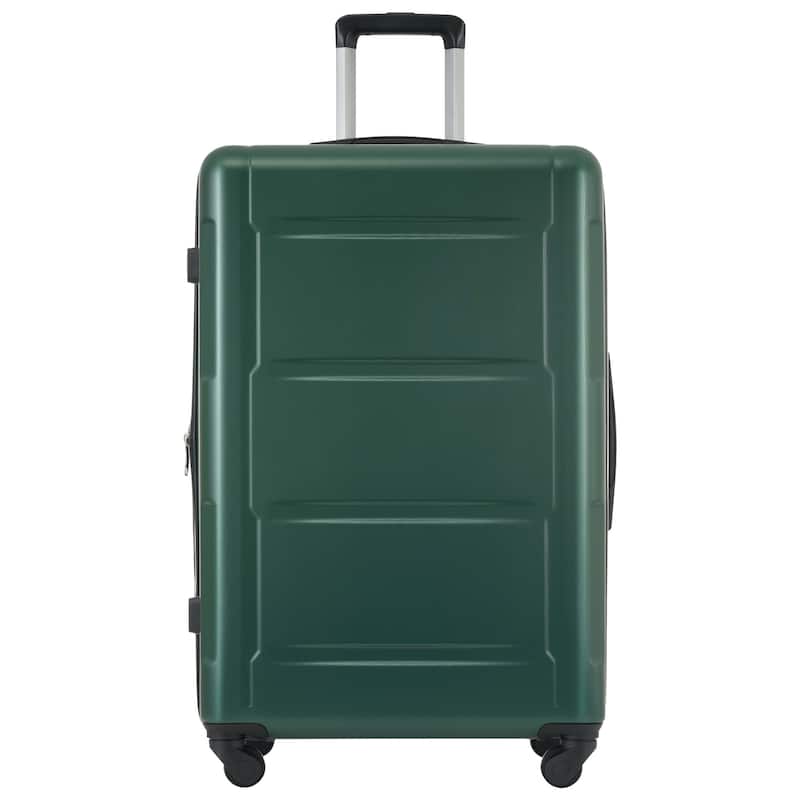 2-Piece, Modern Luggage Sets, Expandable Luggage with 360-Degree Swivel Wheels and TSA lock, for Boarding Travel, Green