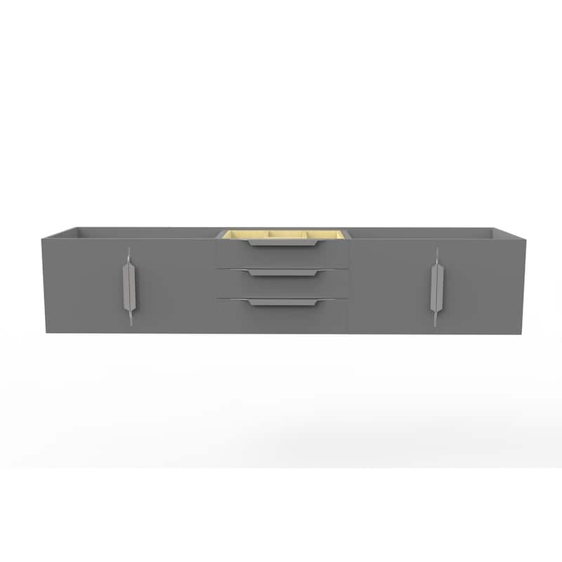 Alpine 72" Wall Mounted Bathroom Vanity (Base Only)