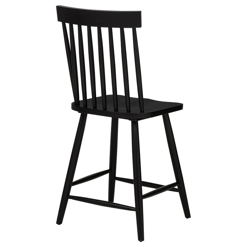 Andrews Windsor Counter Height Dining Side Chair (Set of 2)