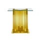 preview thumbnail 9 of 20, Tempered Glass Top End Table with Gold Mirror Finish Stainless Steel Base