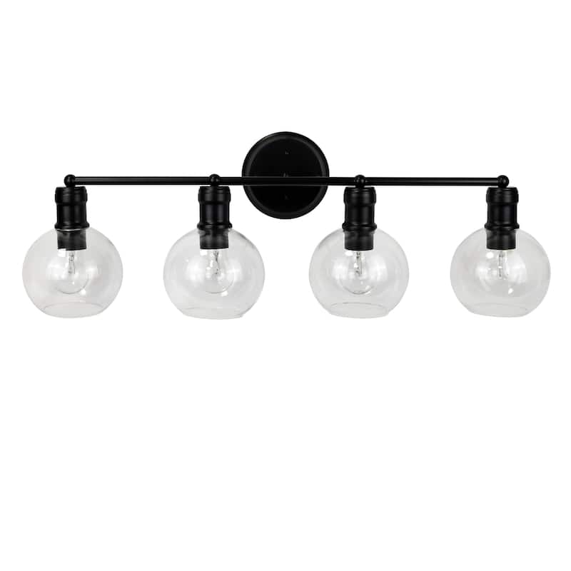 Bath/ Vanity Fixture w/ Clear Globe Glass