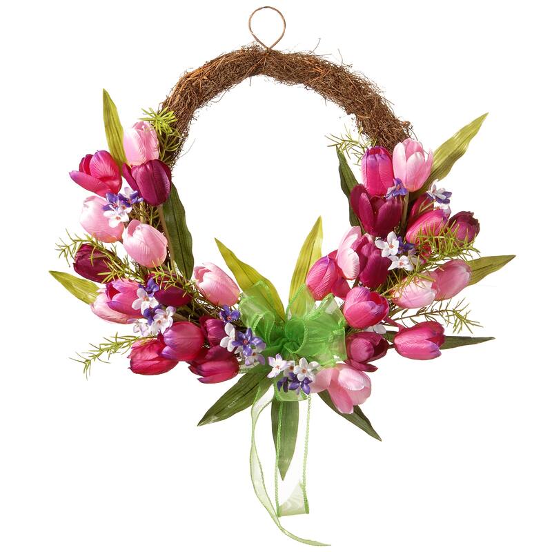 National Tree Company 20 in. Tulip Twig Wreath - 20 IN