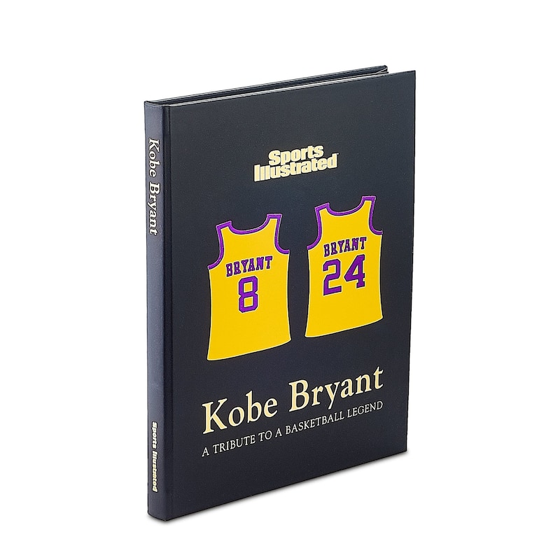 Graphic Image Kobe Bryant Coffee Table Book, Leather, Black