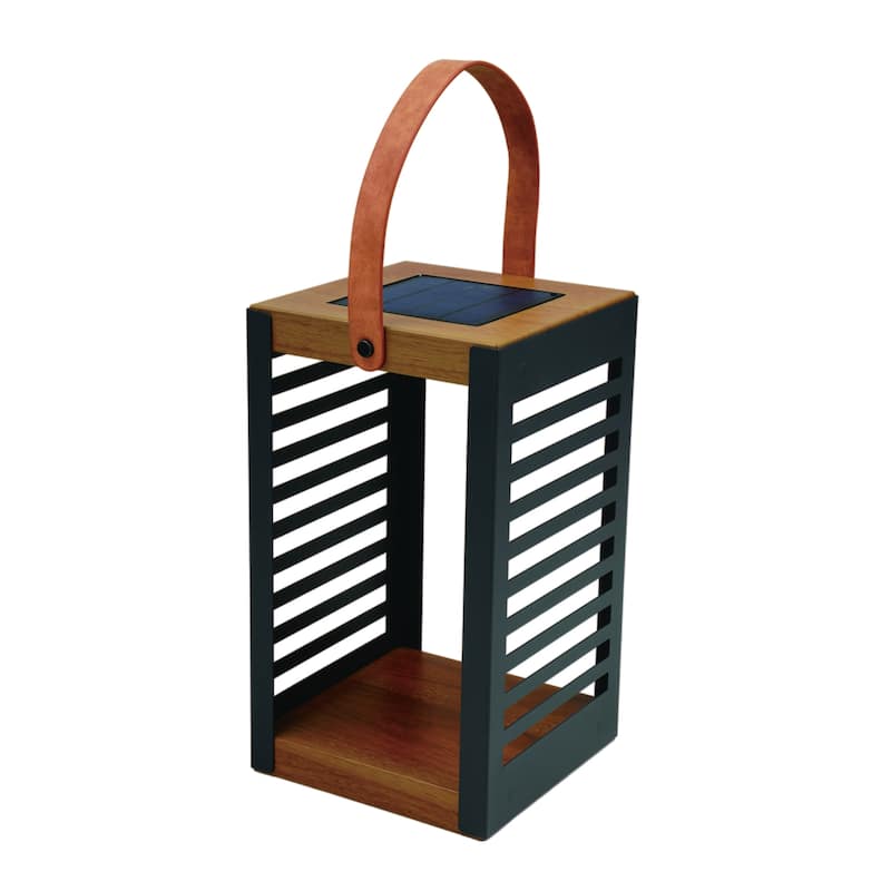 Outdoor Floor Lamp Solar Powered Light with Handle