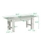 preview thumbnail 13 of 13, Folding Coffee Table with Expandable Drop Leaves Compact Multi-Purpose Dinging Table for Small Spaces - 94.5"x35.4"