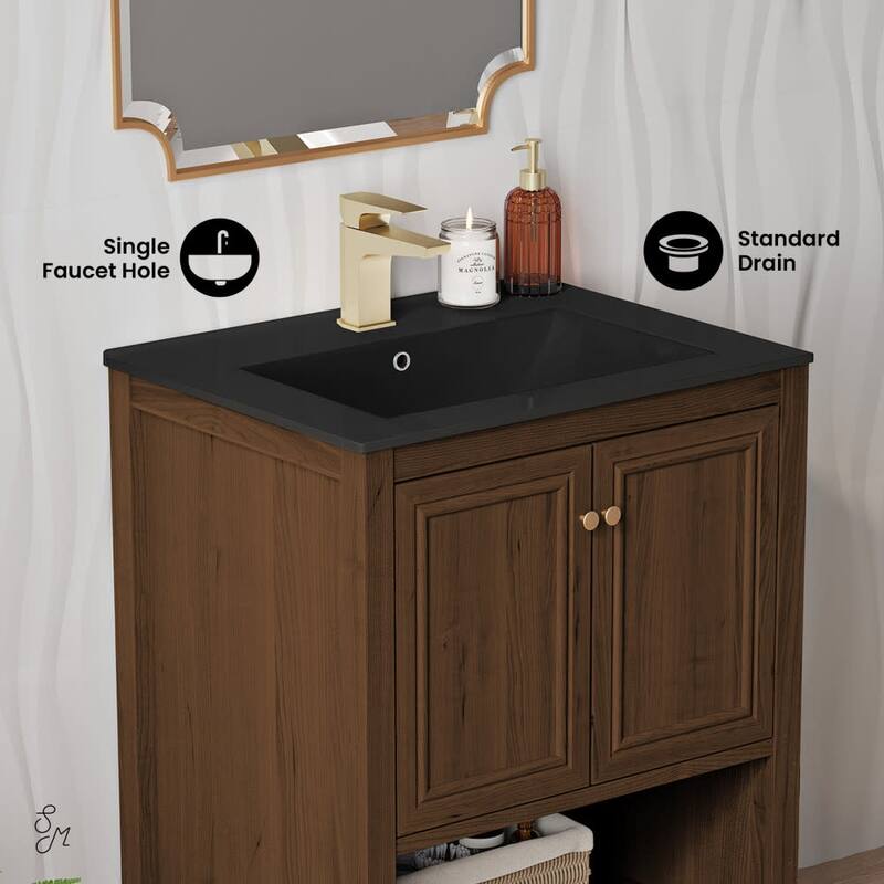Swiss Madison SM-BV0601 Chateau 24" Free Standing Single Basin Vanity