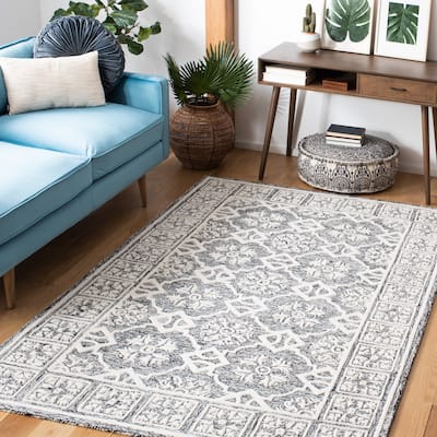 SAFAVIEH Handmade Metro Lambrini French Country Wool Rug