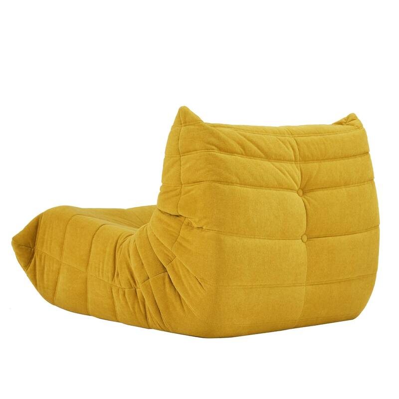 Ergonomic Design Stable Bean Bag Sofa,Armless Floor sofa Bean Bag Chair for Adults Fireside Bean Bag Lounger Memory Foam Chair