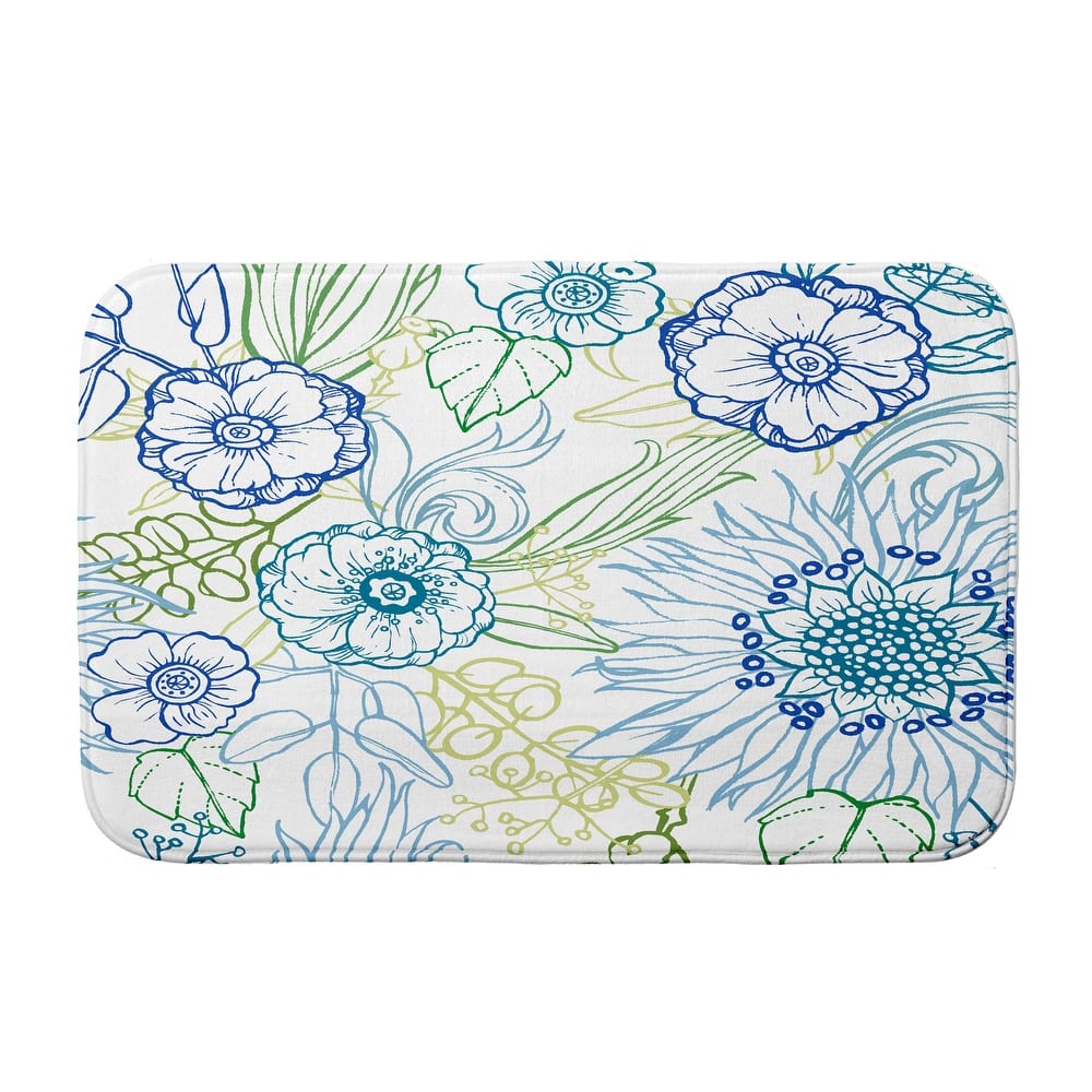 Zentangle Color Bath Mat