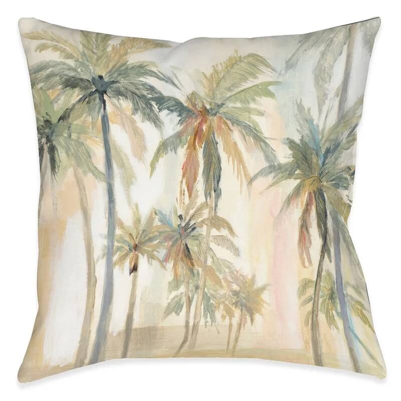 Laural Home The Palms Tropical Indoor Decorative Pillow