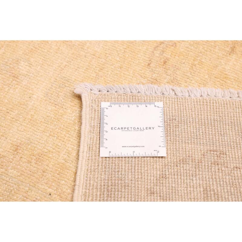 ECARPETGALLERY Hand-knotted Chobi Finest Cream Wool Rug - 5'1 x 6'8