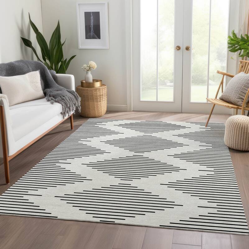 Premium Washable Super Soft Modern Geo Mayfield Rug