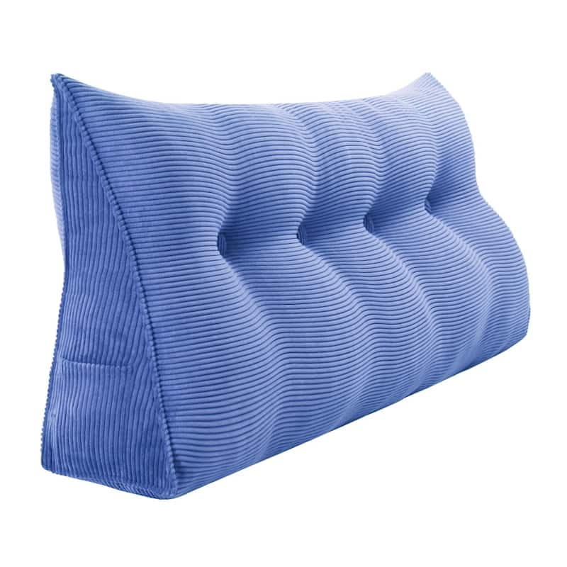 WOWMAX Bed Rest Wedge Headboard Reading Pillow Back Support Elevate Cushion