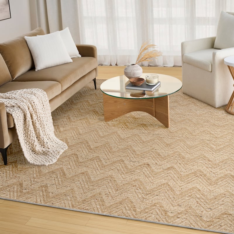 DKNY Pure Purl Modern Chevron Indoor Rug